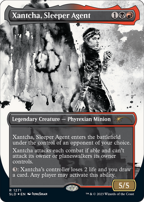 Xantcha, Sleeper Agent (SLD-1271) - rare: (Showcase) (Borderless) - Foil