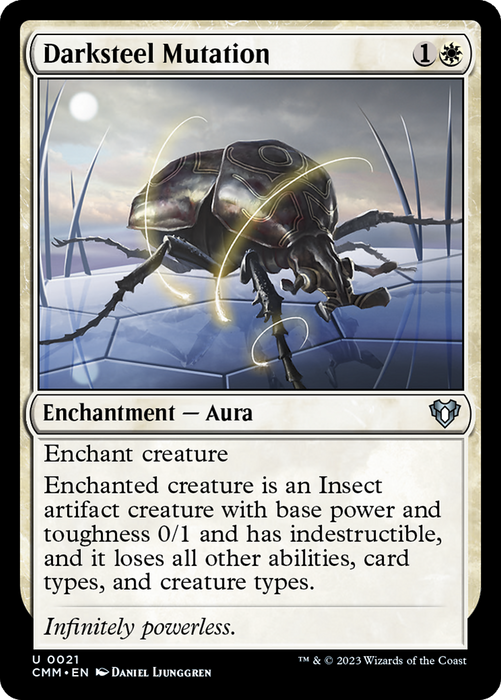 Darksteel Mutation (CMM-021) - uncommon - Foil