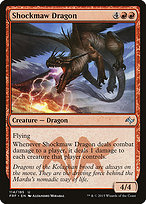 Shockmaw Dragon (FRF-114) - uncommon