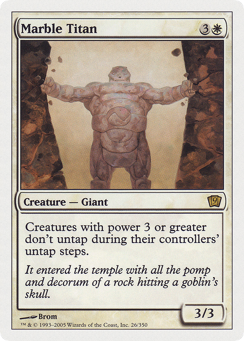 Marble Titan (9ED-026) - rare
