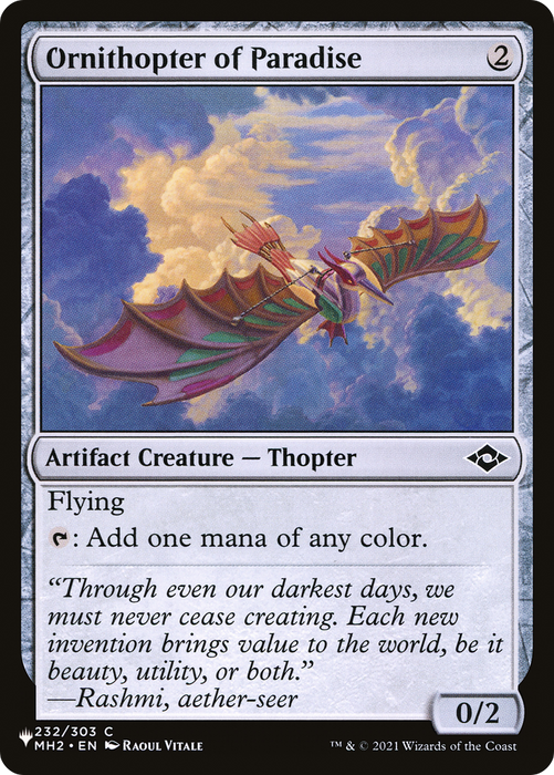 Ornithopter of Paradise (LIST-MH2-232) - common