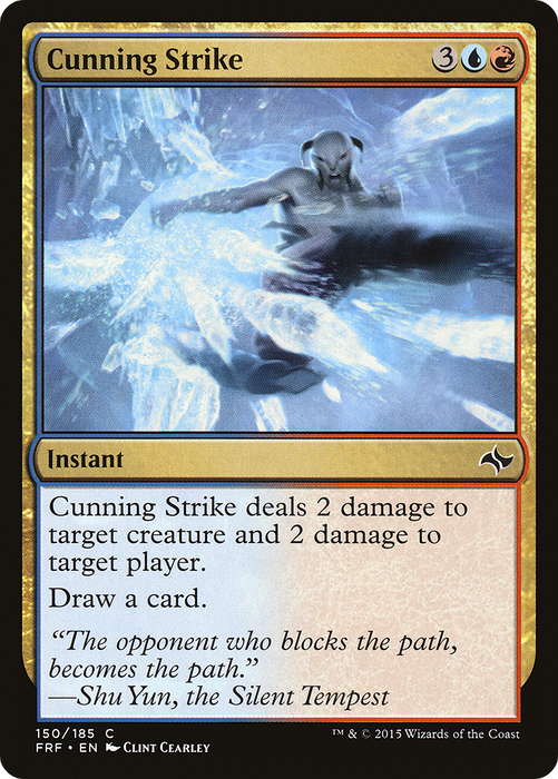 Cunning Strike (FRF-150) - common - Foil