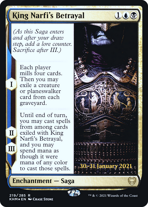 King Narfi's Betrayal (PRE-219S) - rare - Foil
