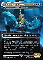 Brago, King Eternal (SLD-1601) - rare / Miku, Queen Electric (Borderless) - Foil