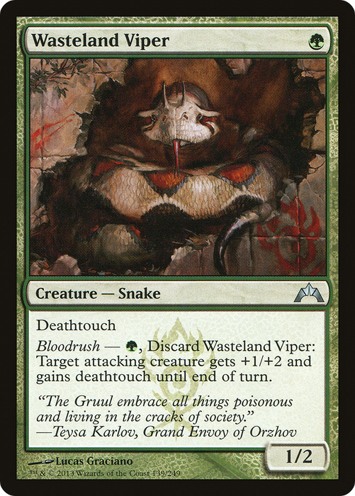 Wasteland Viper (GTC-139) - uncommon