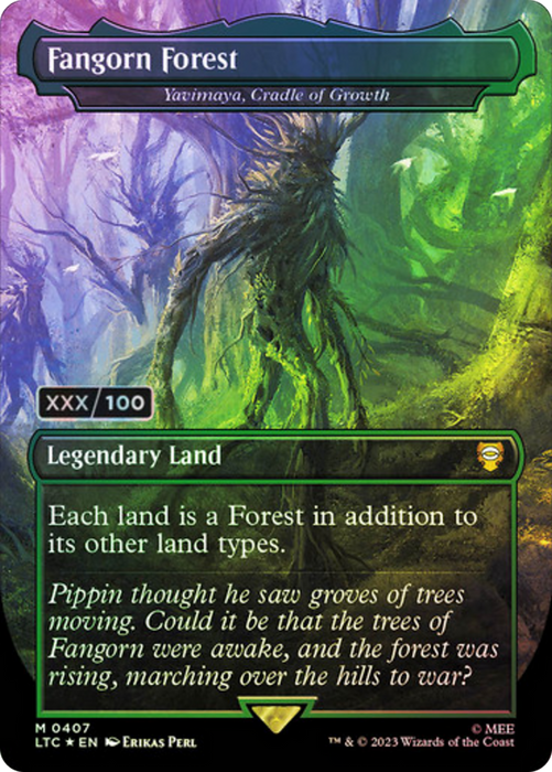 Yavimaya, Cradle of Growth (LTC-407Z) - mythic / Fangorn Forest (Borderless) - Foil