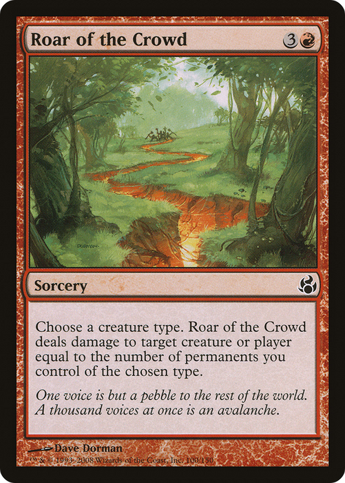 Roar of the Crowd (MOR-100) - common