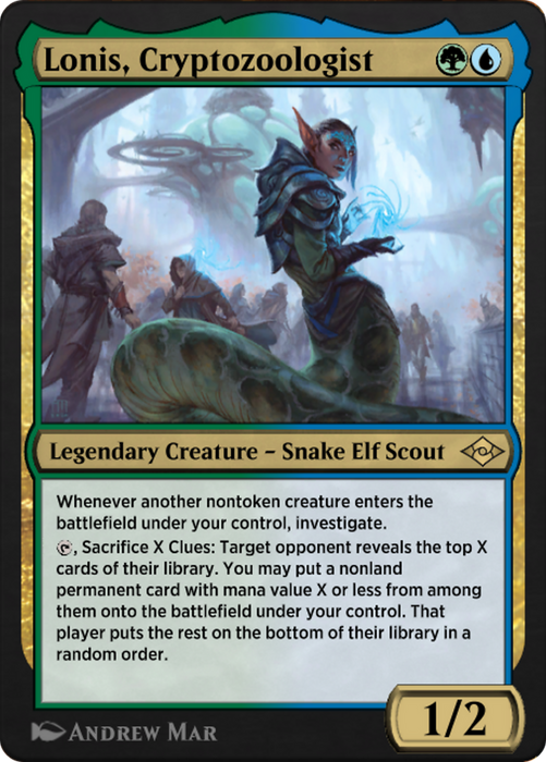 Lonis, Cryptozoologist (J21-703) - rare