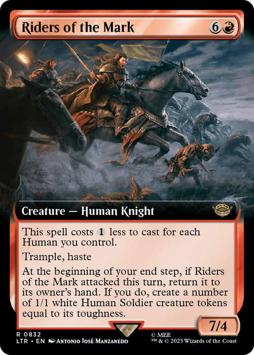 Riders of the Mark (LTR-832) - rare: (Extended Art)