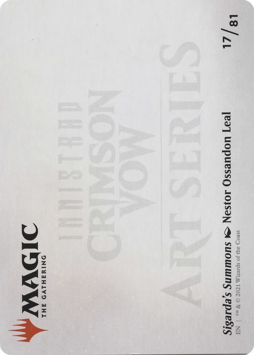 Sigarda's Summons // Sigarda's Summons (AVOW-017) - common (Borderless)