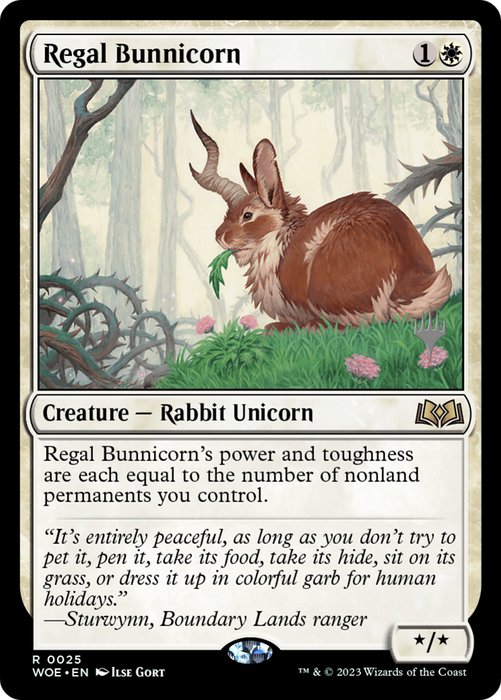 Regal Bunnicorn (PPWOE-25P) - rare - Foil