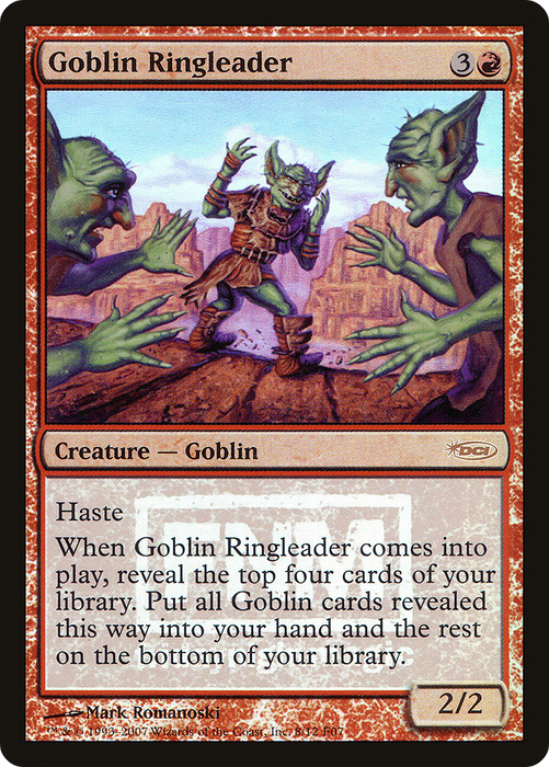 Goblin Ringleader (FNM-008) - rare - Foil