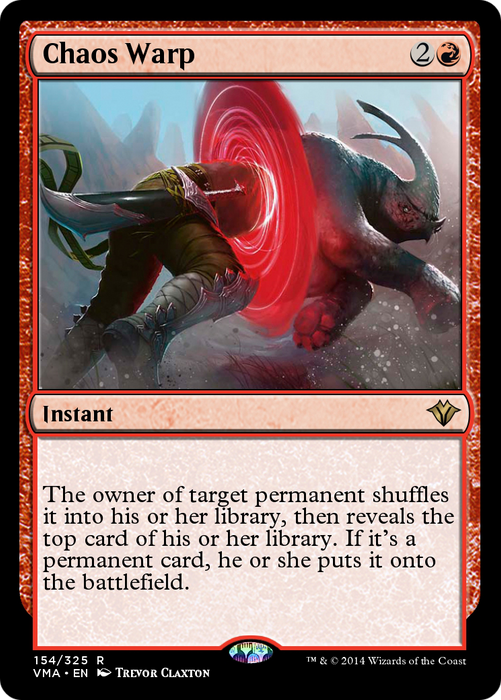 Chaos Warp (VMA-154) - rare - Foil