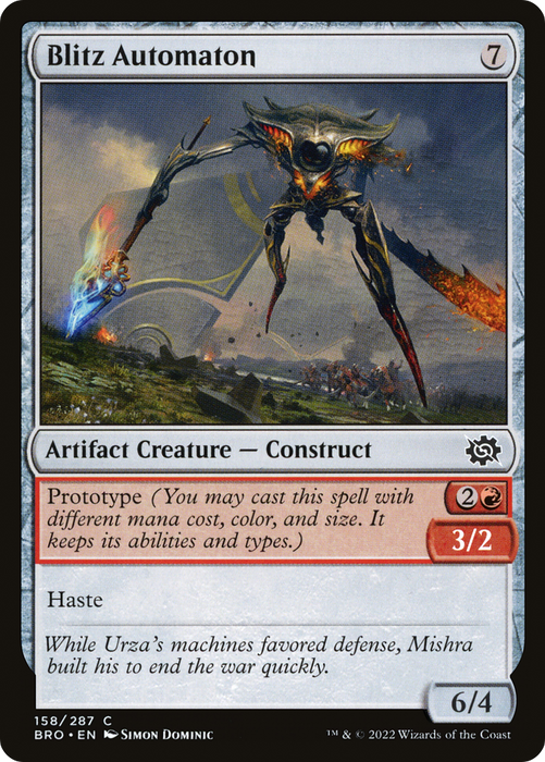 Blitz Automaton (BRO-158) - common - Foil