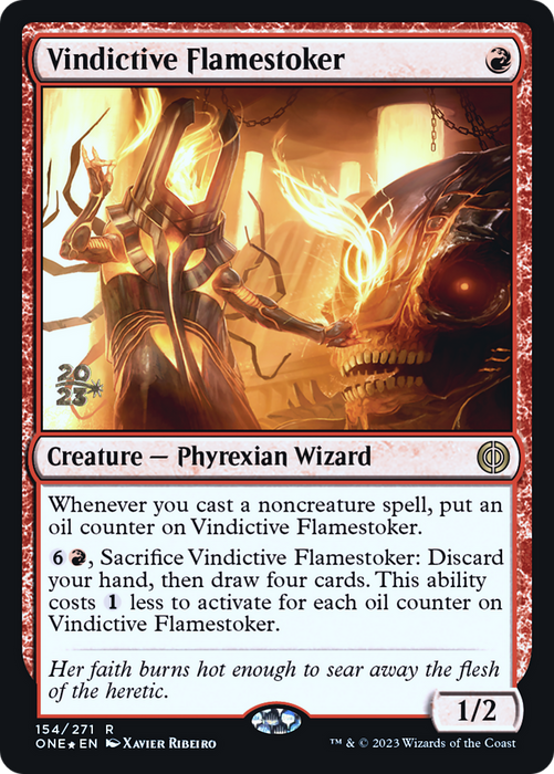 Vindictive Flamestoker (PRE-154S) - rare - Foil