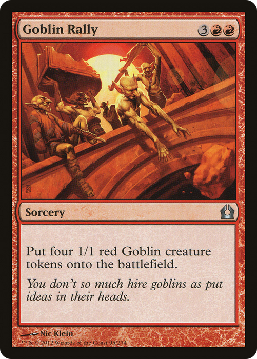 Goblin Rally (RTR-095) - uncommon - Foil