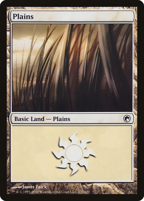 Plains (SOM-233) - common - Foil