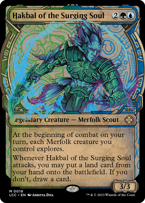 Hakbal of the Surging Soul (LCC-019) - mythic: (Showcase)