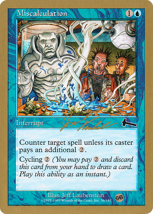 Miscalculation (WCD-JF36SB) - common