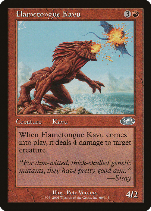 Flametongue Kavu (PLS-060) - uncommon