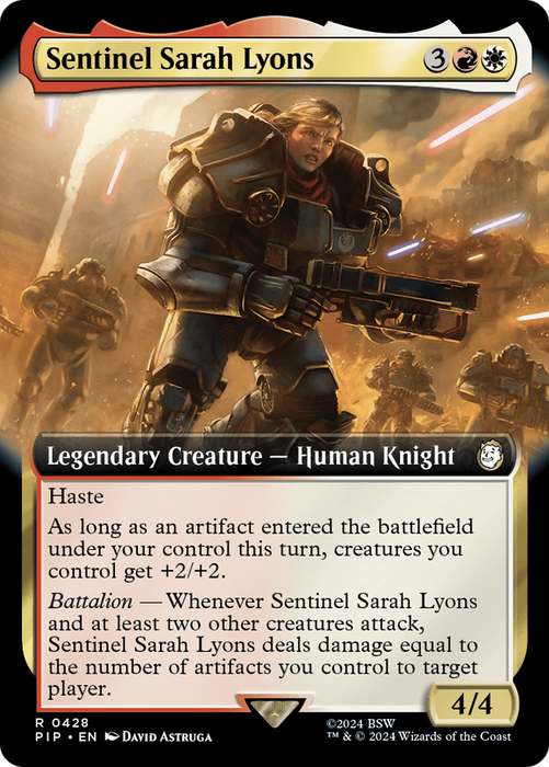 Sentinel Sarah Lyons (PIP-428) - rare: (Extended Art)