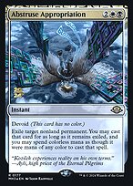 Abstruse Appropriation (PRE-177S) - rare: (devoid) - Foil