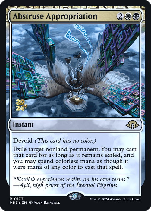 Abstruse Appropriation (PRE-177S) - rare: (devoid) - Foil