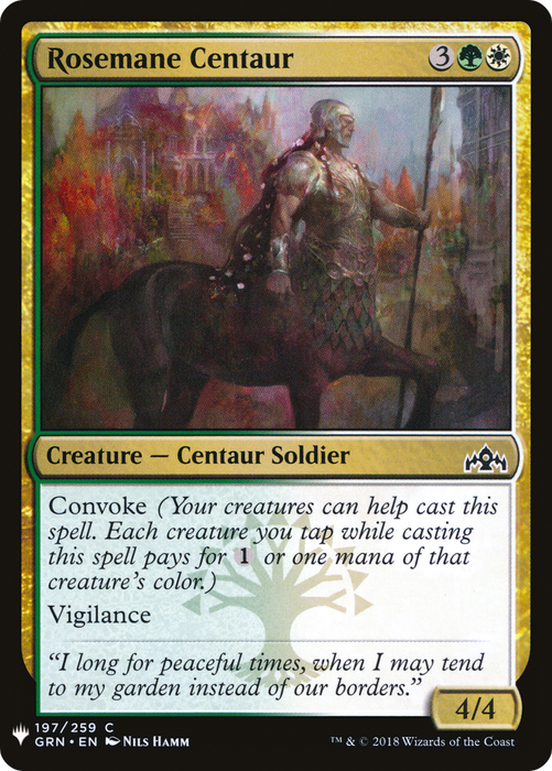 Rosemane Centaur (LIST-GRN-197) - common