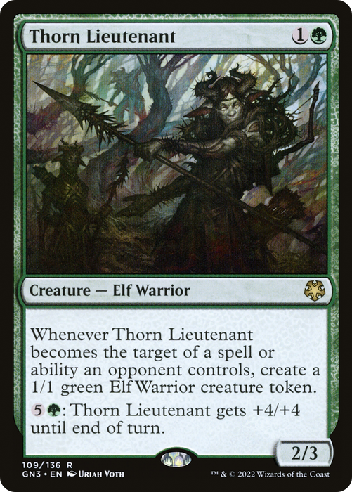 Thorn Lieutenant (GN3-109) - rare