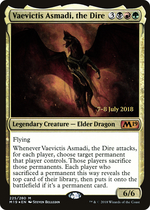 Vaevictis Asmadi, the Dire (PRE-225S) - mythic - Foil