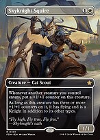 Skyknight Squire (FDN-301) - rare (Borderless) - Foil