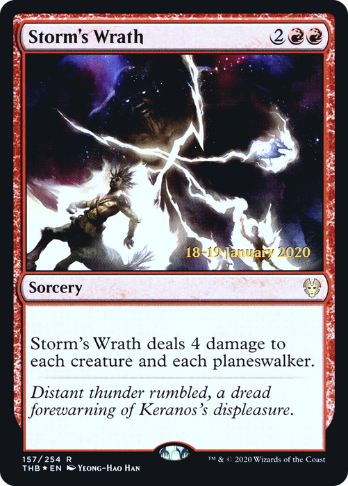 Storm's Wrath (PRE-157S) - rare - Foil