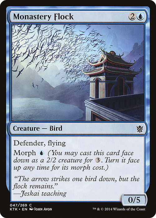 Monastery Flock (KTK-047) - common - Foil