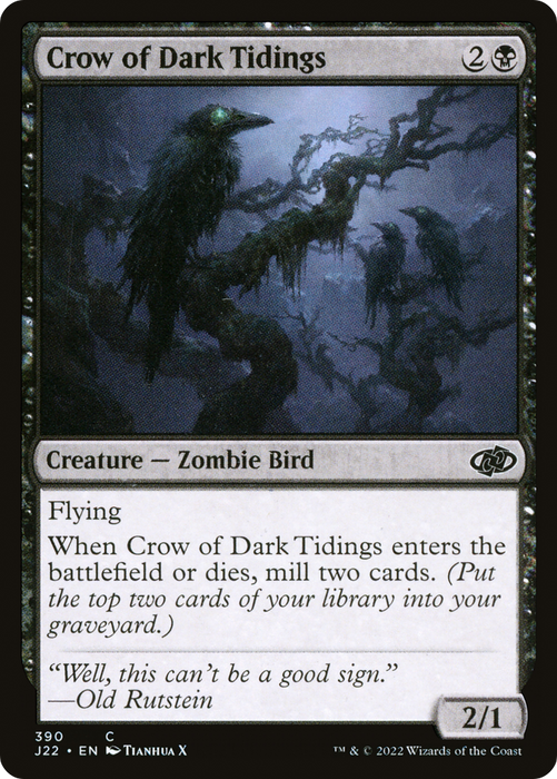 Crow of Dark Tidings (J22-390) - common
