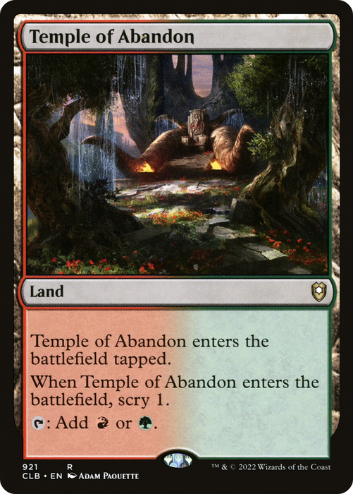 Temple of Abandon (CLB-921) - rare