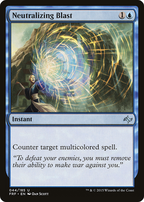Neutralizing Blast (FRF-044) - uncommon - Foil