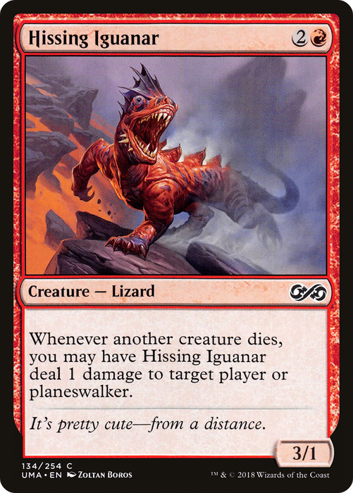 Hissing Iguanar (UMA-134) - common - Foil