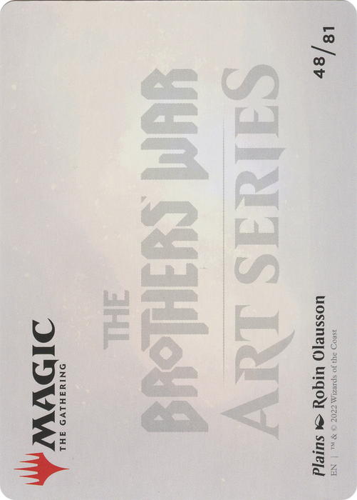 Plains // Plains (ABRO-048) - common (Borderless) - Foil