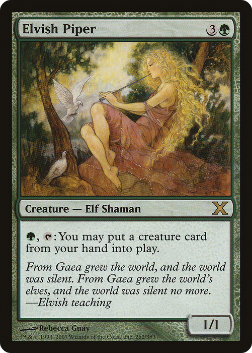 Elvish Piper (10E-262) - rare - Foil
