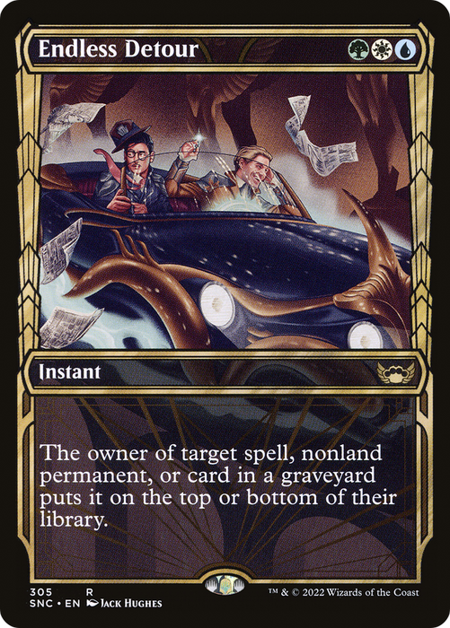 Endless Detour (SNC-305) - rare: (Showcase) - Foil