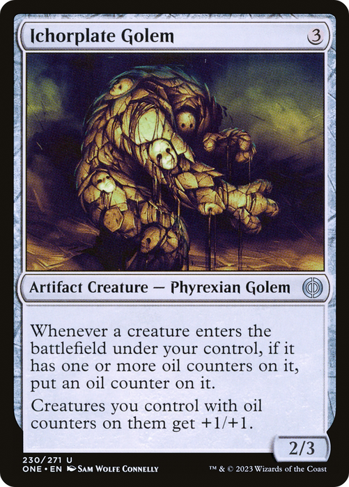 Ichorplate Golem (ONE-230) - uncommon - Foil