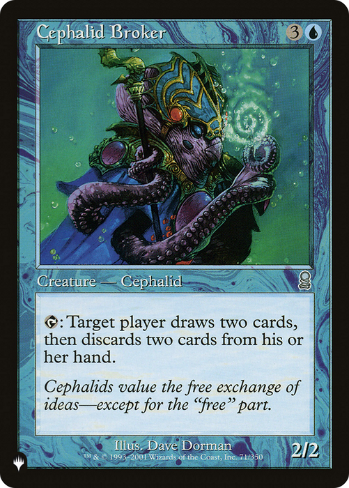 Cephalid Broker (LIST-ODY-71) - uncommon