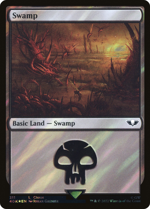 Swamp (40K-311★) - common - Foil