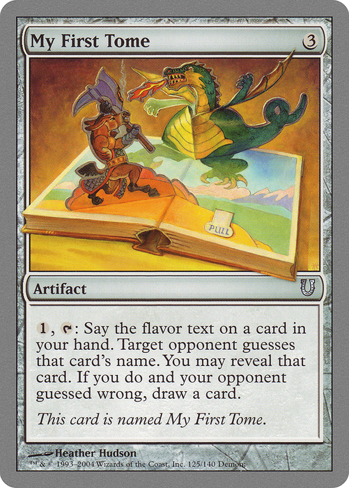 My First Tome (UNH-125) - uncommon