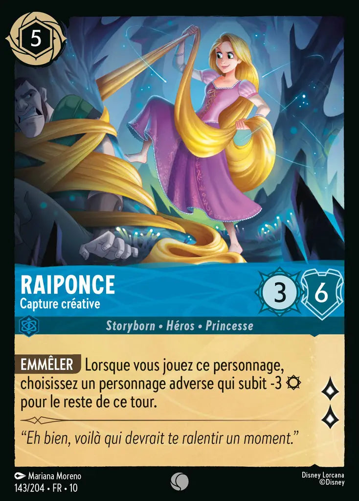 Raiponce - Capture créative (143/204) - LDLP - Commune - Cold Foil