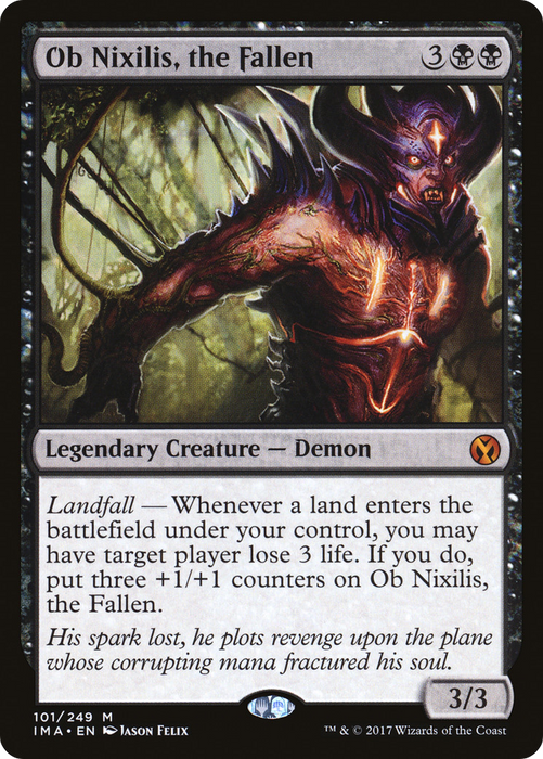 Ob Nixilis, the Fallen (IMA-101) - mythic - Foil