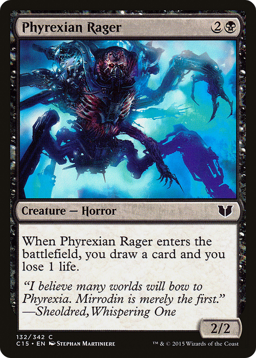 Phyrexian Rager (C15-132) - common