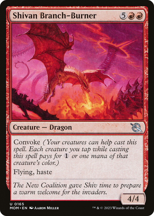 Shivan Branch-Burner (MOM-165) - uncommon - Foil