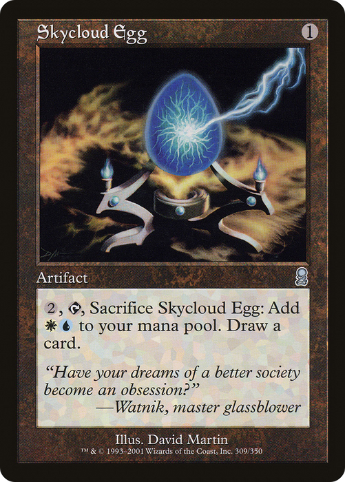 Skycloud Egg (ODY-309) - uncommon - Foil