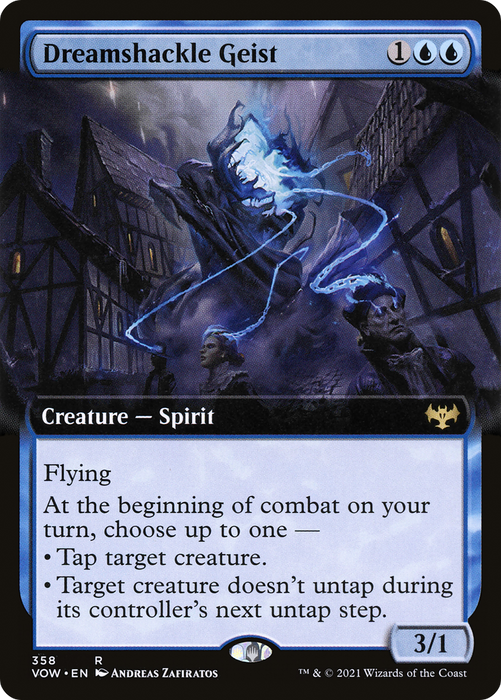 Dreamshackle Geist (VOW-358) - rare: (Extended Art) - Foil